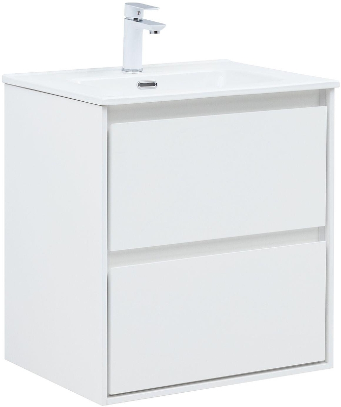 Тумба с раковиной Aquanet Милан 60 340152 подвесная 