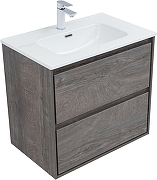 Тумба с раковиной Aquanet Милан 70 340158 подвесная цвет Дуб рошелье-1