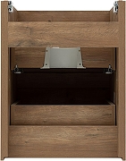 Тумба с раковиной Aquanet Милан 50 340161 подвесная цвет Дуб рустикальный-8