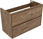 Тумба с раковиной Aquanet Милан 100 340165 подвесная цвет Дуб рустикальный-4