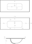 Тумба с раковиной Aquanet Милан 100 340170 подвесная цвет Дуб светлый-10
