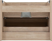 Тумба с раковиной Aquanet Милан 80 340338 подвесная цвет Дуб светлый-8