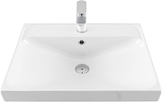 Тумба с раковиной Aquanet Альтера 60 340885 подвесная цвет Белый матовый-9