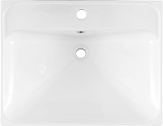 Тумба с раковиной Aquanet Альтера 60 340885 подвесная цвет Белый матовый-10