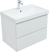 Тумба с раковиной Aquanet Альтера 70 340886 подвесная цвет Белый матовый