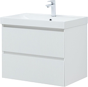 Тумба с раковиной Aquanet Альтера 70 340886 подвесная цвет Белый матовый-2