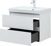 Тумба с раковиной Aquanet Альтера 70 340886 подвесная цвет Белый матовый-5
