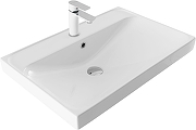 Тумба с раковиной Aquanet Альтера 70 340886 подвесная цвет Белый матовый-8