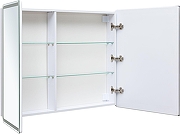 Зеркальный шкаф Aquanet Оптима 100 341427 с подсветкой цвет Белый-5