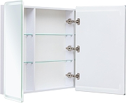 Зеркальный шкаф Aquanet Оптима 110 341428 с подсветкой цвет Белый-6