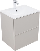 Тумба под раковину Aquanet Арт 60 343966 подвесная цвет Бежевый-1