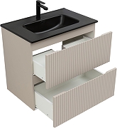 Тумба под раковину Aquanet Джейн 70 343976 подвесная цвет Бежевый-4