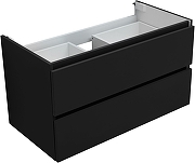 Тумба с раковиной Aquanet Вега 2.0 90 344743 подвесная цвет Черный-6
