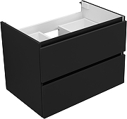 Тумба с раковиной Aquanet Вега 2.0 70 344746 подвесная цвет Черный-6
