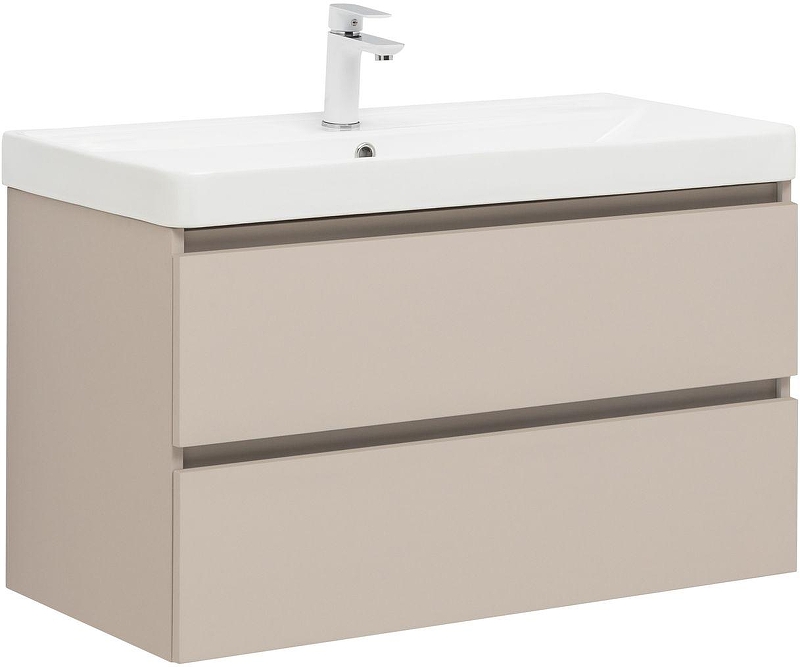 Тумба с раковиной Aquanet Вега 2.0 90 344753 подвесная 