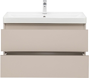 Тумба с раковиной Aquanet Вега 2.0 90 344753 подвесная цвет Бежевый-4