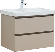 Тумба с раковиной Aquanet Вега 2.0 70 344755 подвесная цвет Бежевый