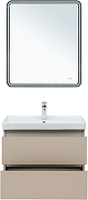 Тумба с раковиной Aquanet Вега 2.0 70 344755 подвесная цвет Бежевый-3