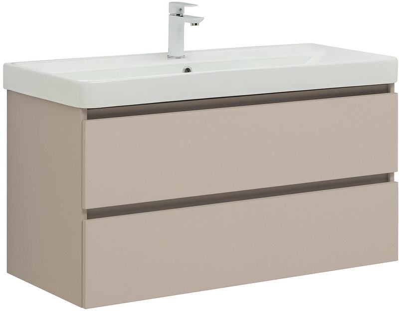 Тумба с раковиной Aquanet Вега 2.0 100 344756 подвесная 