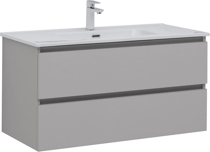 Тумба с раковиной Aquanet Вега 2.0 100 344776 подвесная 