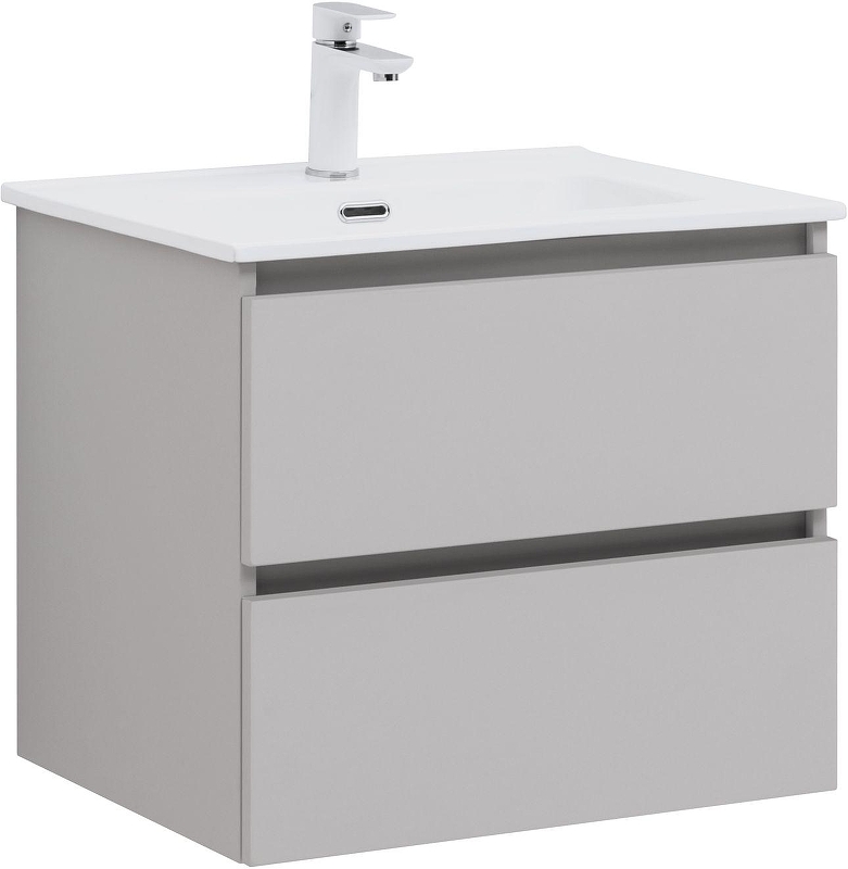 Тумба с раковиной Aquanet Вега 2.0 60 344777 подвесная 