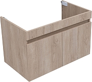 Тумба с раковиной Aquanet Оптима 80 345361 подвесная цвет Дуб светлый-8