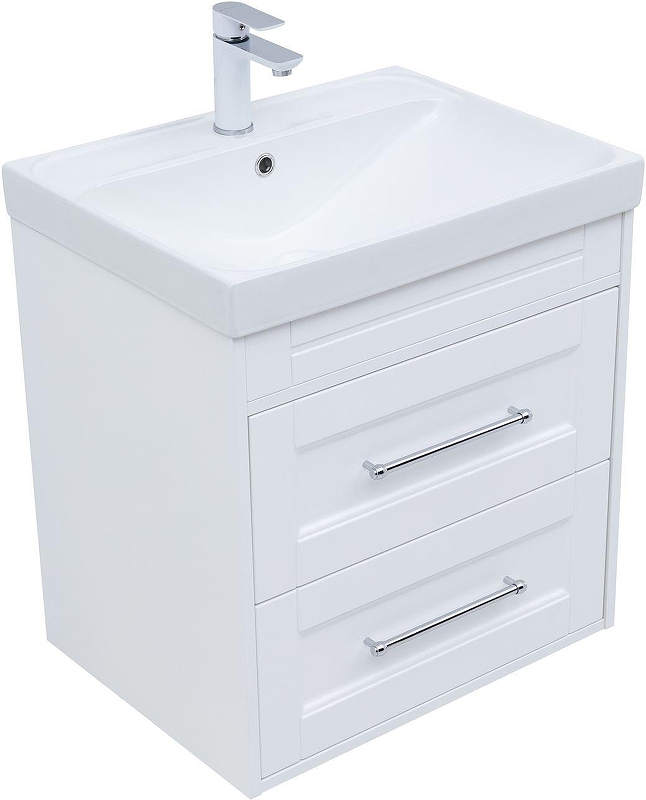 Тумба с раковиной Aquanet Бостон New 60 345368 подвесная 