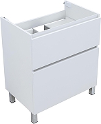 Тумба с раковиной Aquanet Вега 70 345376 цвет Белый глянец-5