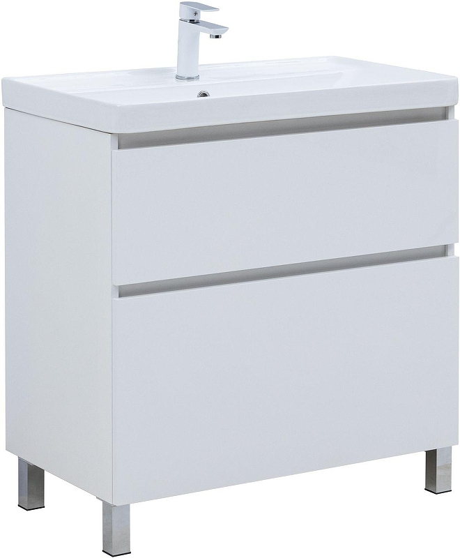 Тумба с раковиной Aquanet Вега 80 345377 