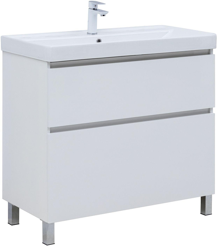 Тумба с раковиной Aquanet Вега 90 345378 