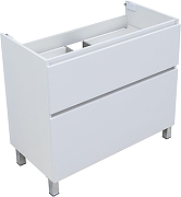 Тумба с раковиной Aquanet Вега 90 345378 цвет Белый глянец-6