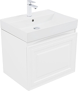 Тумба под раковину Aquanet Агата 60 345480 подвесная цвет Белый сатин-1