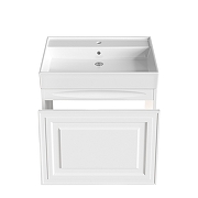 Тумба под раковину Aquanet Агата 60 345480 подвесная цвет Белый сатин-7