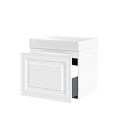 Тумба под раковину Aquanet Агата 60 345480 подвесная цвет Белый сатин-10