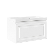 Тумба под раковину Aquanet Агата 90 345482 подвесная цвет Белый сатин-8