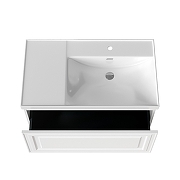 Тумба под раковину Aquanet Агата 90 345482 подвесная цвет Белый сатин-18