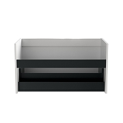 Тумба под раковину Aquanet Агата 90 345482 подвесная цвет Белый сатин-31