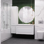 Тумба под раковину Aquanet Агата 100 345483 подвесная цвет Белый сатин-29