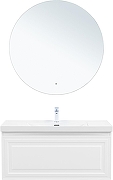 Тумба под раковину Aquanet Агата 110 345484 подвесная цвет Белый сатин-13
