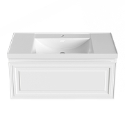 Тумба под раковину Aquanet Агата 110 345484 подвесная цвет Белый сатин-6