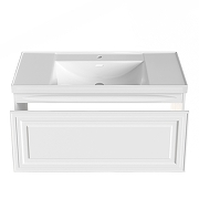 Тумба под раковину Aquanet Агата 110 345484 подвесная цвет Белый сатин-7