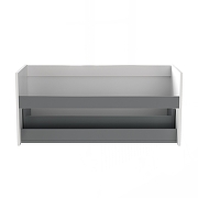 Тумба под раковину Aquanet Агата 110 345484 подвесная цвет Белый сатин-18