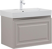 Тумба под раковину Aquanet Агата 75 345487 подвесная цвет Бежевый