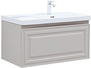 Тумба под раковину Aquanet Агата 90 345488 подвесная цвет Бежевый