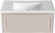 Тумба под раковину Aquanet Агата 110 345490 подвесная цвет Бежевый