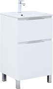 Тумба с раковиной Aquanet Алвита New 50 345673 цвет Белый матовый