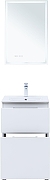 Тумба с раковиной Aquanet Алвита New 50 345673 цвет Белый матовый-5