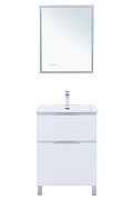 Тумба с раковиной Aquanet Алвита New 60 345675 цвет Белый матовый-3