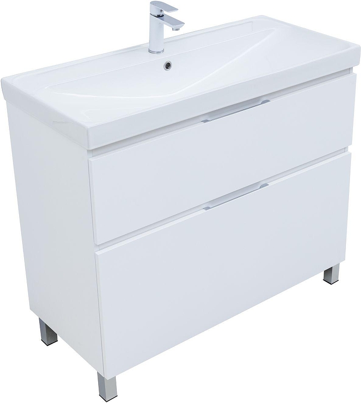 Тумба с раковиной Aquanet Алвита New 100 345681 