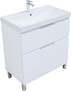 Тумба с раковиной Aquanet Алвита New 70 345687 цвет Белый матовый